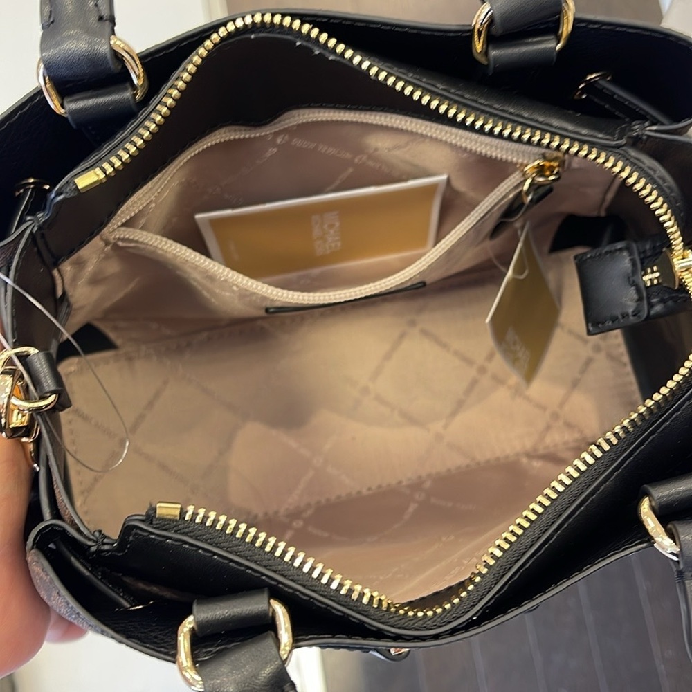 Michael Kors Reed Small Belted Logo Satchel Crossbody Center Zip Bag Purse 
NWT - Picture 12 of 16
